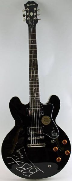 B.B. King Beautifully Signed Epiphone Lucille Style Guitar (PSA/DNA)