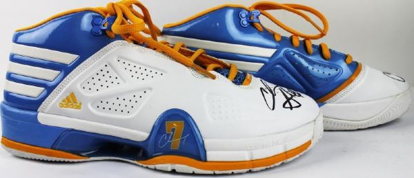 Chauncey Billups Game Used & Signed Adidas Sneakers (Nuggets)(PSA/DNA)