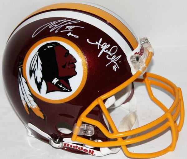Robert Griffin III & Alfred Morris Dual Signed Redskins PROLINE Helmet (PSA/DNA)