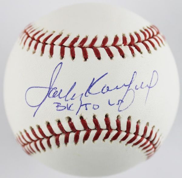 Sandy Koufax Signed OML Baseball with "BK to LA" Inscription (Steiner & OA)