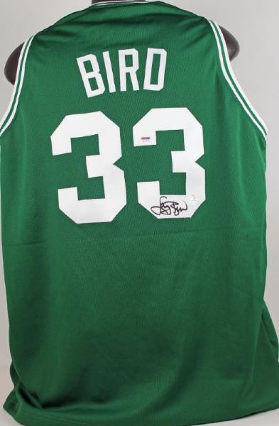 Larry Bird Signed Boston Celtics Jersey (PSA/DNA & Bird Holo)