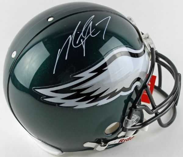 Michael Vick Signed Phiadelphia Eagles Full Size Helmet (PSA/DNA & JSA)