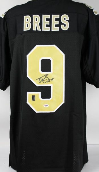 Drew Brees Signed New Orleans Saints Jersey (Brees Holo & PSA/DNA)