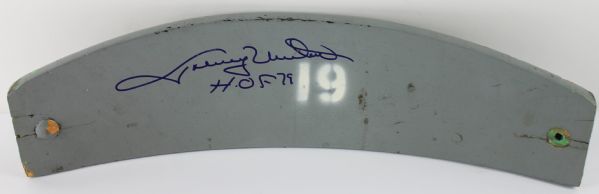 Johnny Unitas Signed Baltimore Stadium Seatback with "HOF 79" Insc. (PSA/DNA)