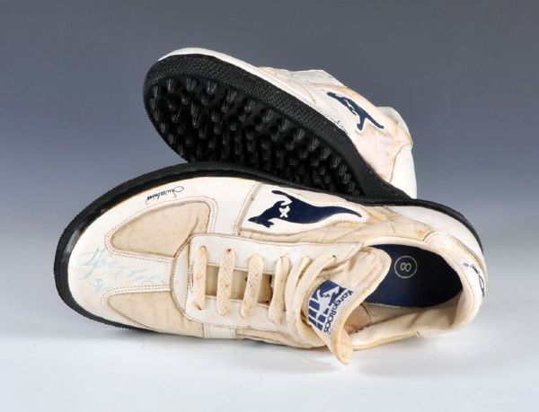 Walter Payton Signed "Sweetness" Model Cleats (PSA/DNA)