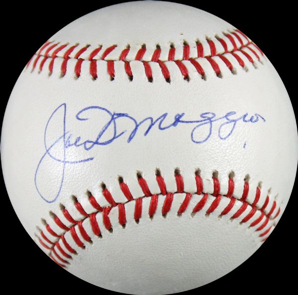 Exceptional Joe DiMaggio Signed OAL Baseball (PSA/DNA)