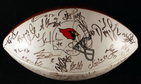Pat Tillman: 2001 Team Signed Arizona Cardinals Football w/ Tillman (JSA)