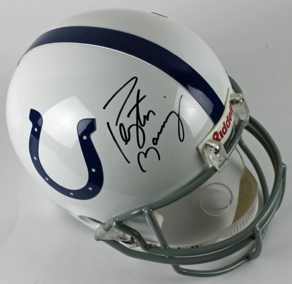 Peyton Manning Signed Full-Sized Colts Helmet (Mounted Memories)