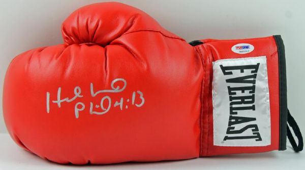 Evander Holyfield Signed Everlast Boxing Glove - PSA/DNA Graded GEM MINT 10!