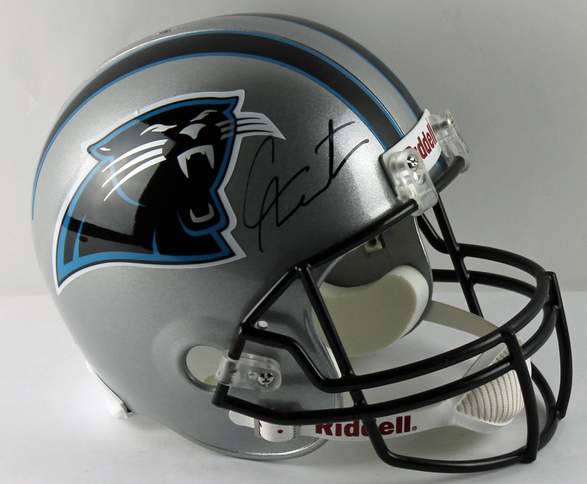 Lot Detail - Cam Newton Signed Full-Sized Panthers Helmet (PSA/DNA)