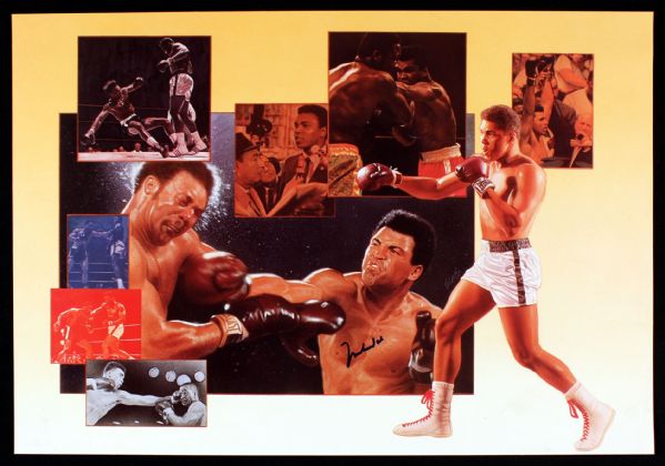 Muhammad Ali Signed 18" x 22" Color Print (PSA/DNA)