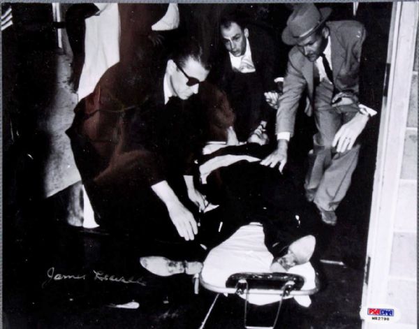 Kennedy Assassination: Rare James Leavelle Signed 8" x 10" Photo (PSA/DNA)