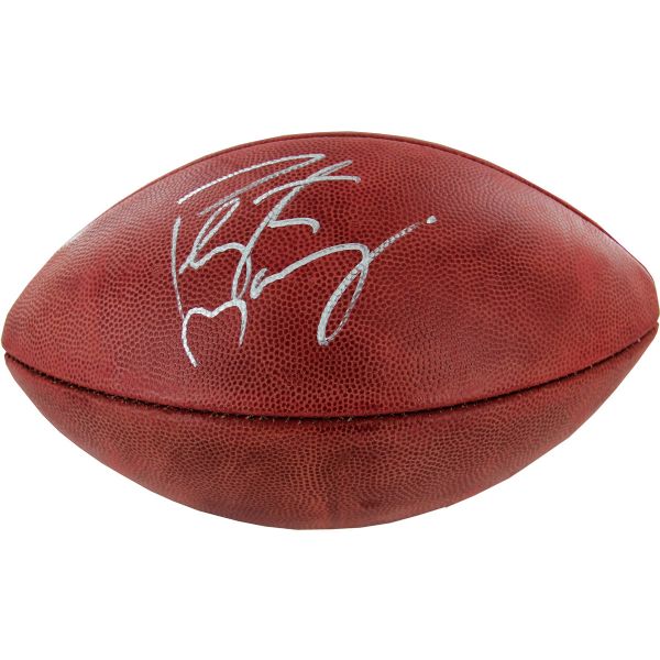 Peyton Manning Signed NFL "Duke" Leather Game Model Football (Steiner)
