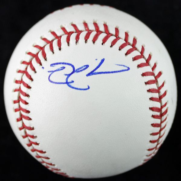 Nick Swisher Signed OML Baseball (PSA/DNA)