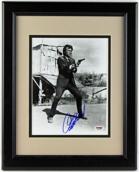 Clint Eastwood Signed & Framed 8" x 10" Photo (PSA/DNA)