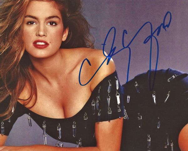 Cindy Crawford Signed 8" x 10" Color Photo (PSA/DNA)