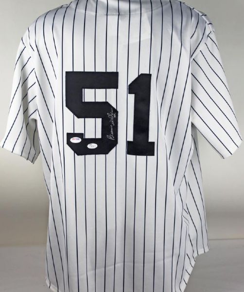 Bernie Williams Signed NY Yankees Pinstripe Jersey (JSA & PSA/DNA)