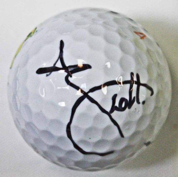 Adam Scott Signed Titleist Masters Logo Model Golf Ball (PSA/DNA)