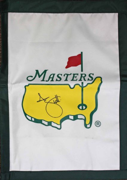 Adam Scott Signed Masters Garden Flag (PSA/DNA)