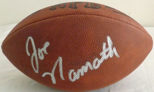 Joe Namath Signed NFL Football (JSA)