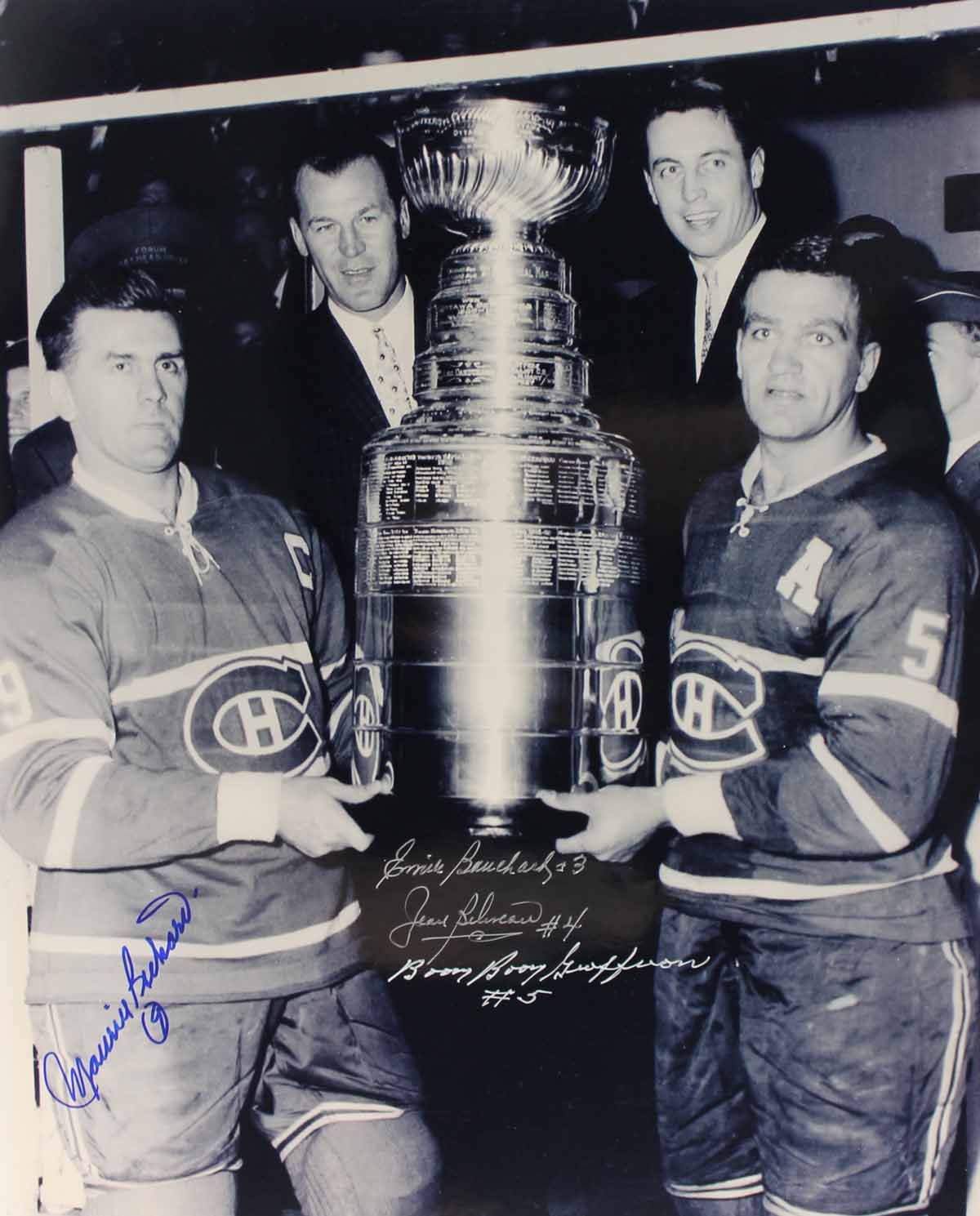 Lot Detail - Montreal Canadiens Greats Signed 16