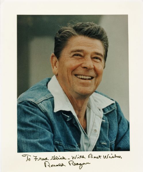 Ronald Reagan Graded GEM MINT 10 Signed & Inscribed 8" x 10" Color Photo (PSA/DNA)