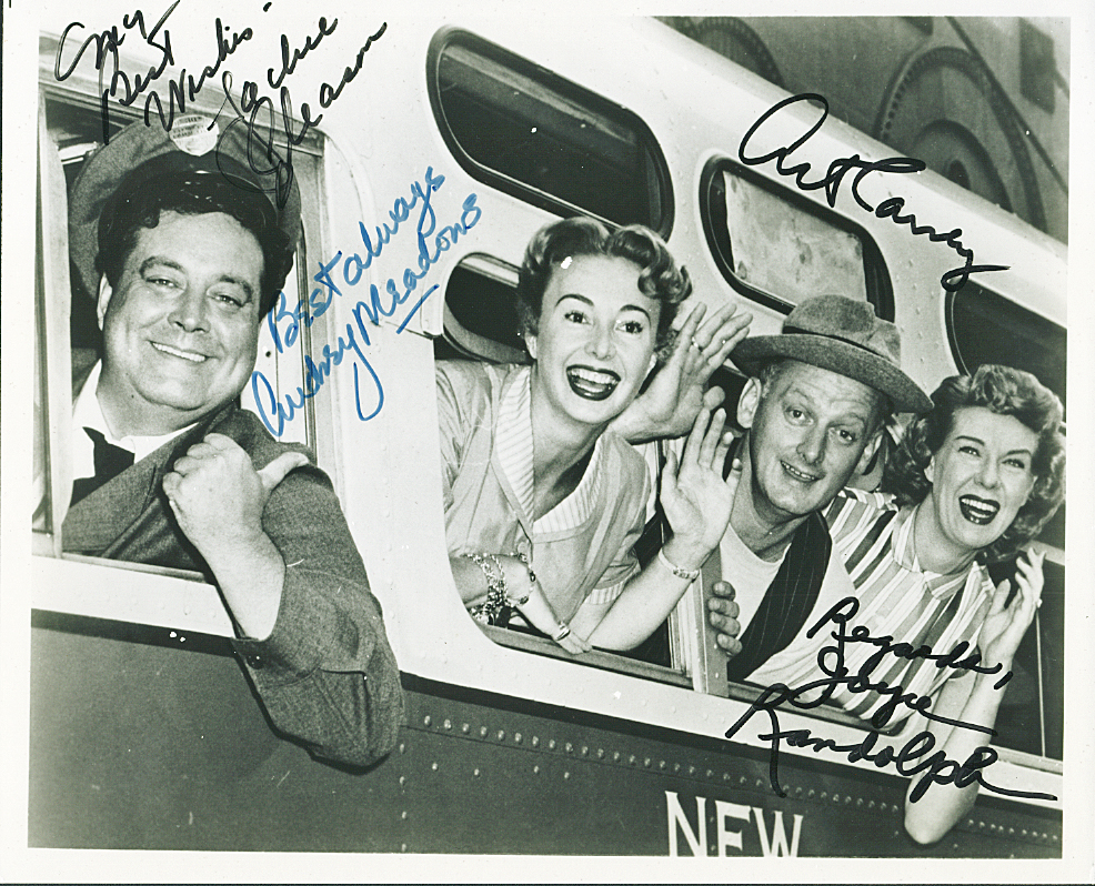 Lot Detail - The Honeymooners Cast Signed 8" X 10" B&W Photo (4 ...