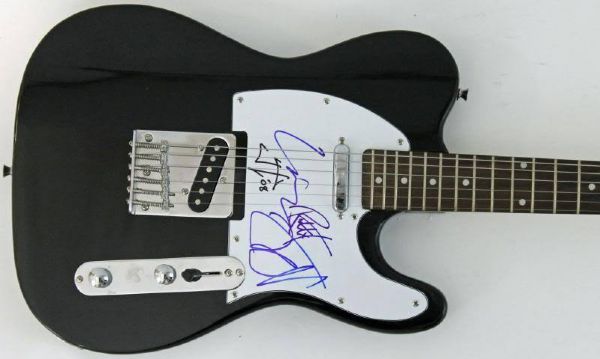 Metallica Group Signed Telecaster Style Electric Guitar (Current Lineup)(PSA/DNA)