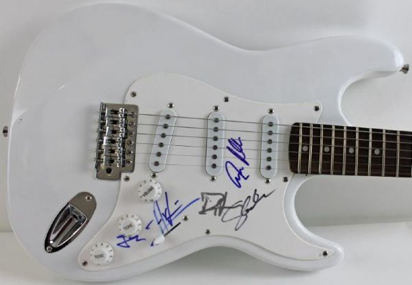 Guns N Roses Group Signed Stratocaster Style Electric Guitar (Original Lineup)(PSA/DNA)