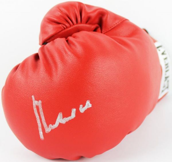Muhammad Ali Signed Everlast Boxing Glove with Silver Autograph (PSA/DNA)