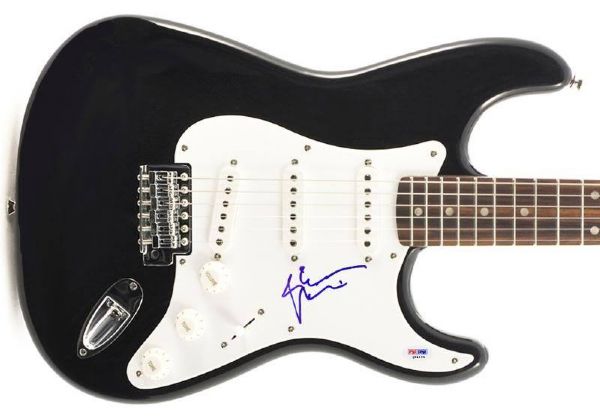Deep Purple: Ritchie Blackmore Rare In-Person Signed Strat Style Guitar (PSA/DNA)