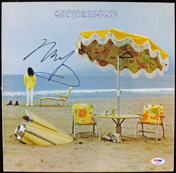 Neil Young Signed "On The Beach" Record Album (PSA/DNA)