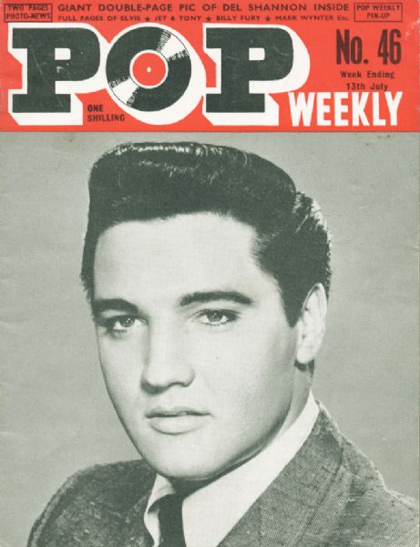 Elvis Presley Vintage UK Pop Weekly Magazine