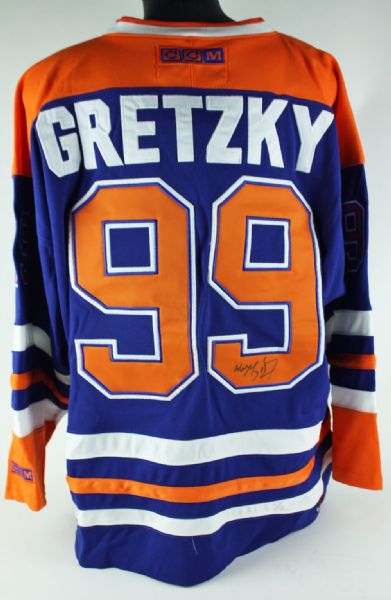 Wayne Gretzky Signed Edmonton Oilers Pro Model Jersey (PSA/DNA)