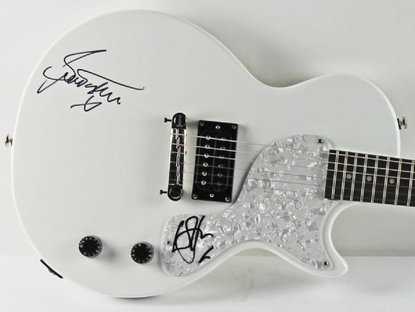 Elton John & Bernie Taupin Rare Dual Signed Electric Guitar (PSA/DNA)