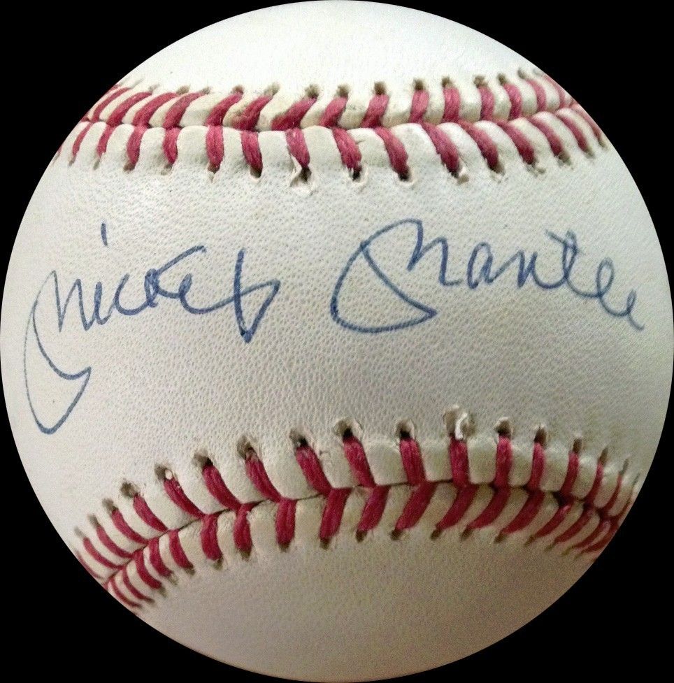 Lot Detail - Beautiful Mickey Mantle Single Signed OAL Baseball (PSA/DNA)