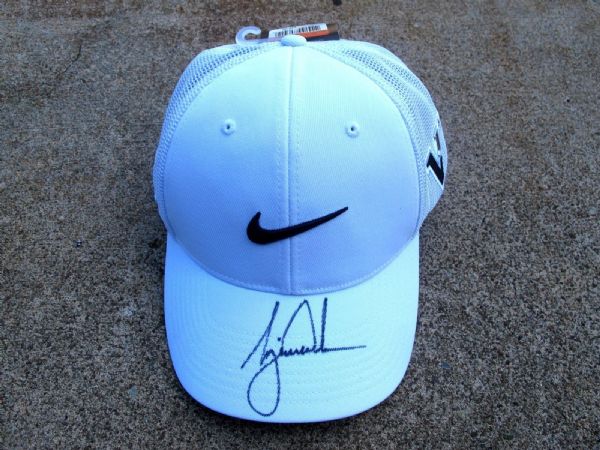 Tiger Woods Signed Nike Personal Model Golf Hat (JSA)