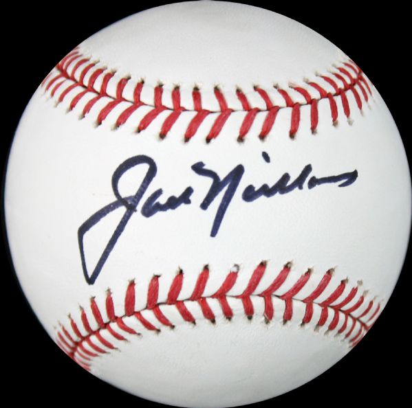 Jack Nicklaus Sweet Spot Signed OML (Selig) Baseball (PSA/DNA)