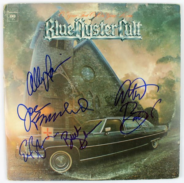 Blue Oyster Cult Signed Album w/ 5 Signatures (PSA/DNA)