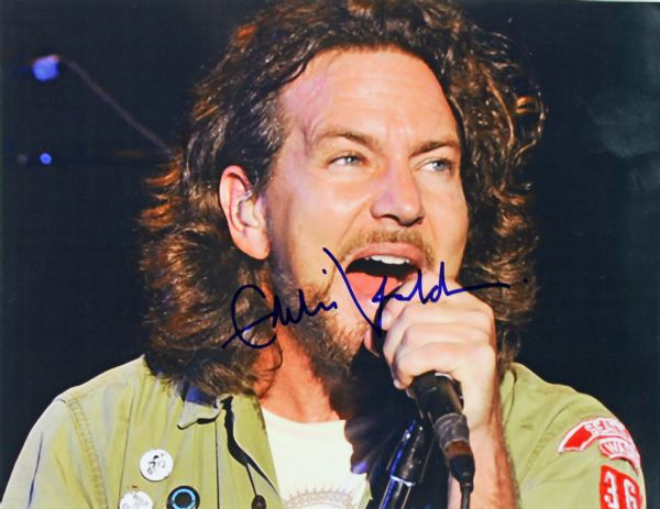 Eddie Vedder Signed 8" x 10" Photo (PSA/DNA)