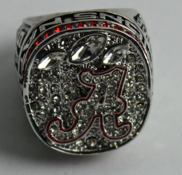 High Quality 2012 Alabama Crimson Tide Replica Nick Saban Championship Ring