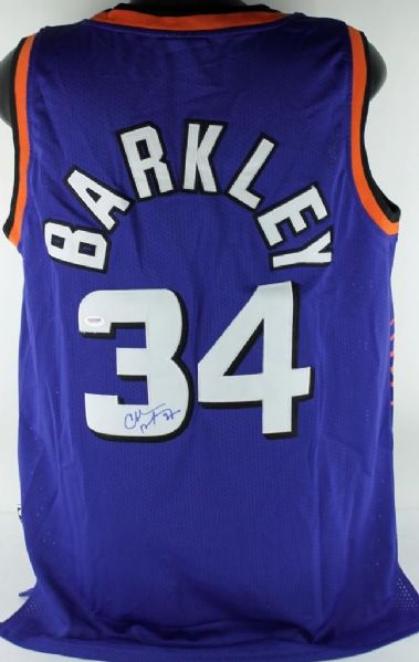 Charles Barkley Signed Phoenix Suns Jersey (PSA/DNA)