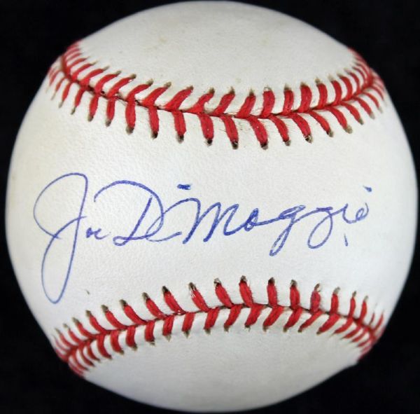 Joe DiMaggio Single Signed OAL Baseball (JSA)