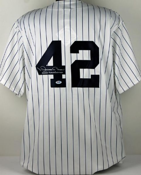 Mariano Rivera Signed NY Yankees Jersey with "Exit Sandman" Inscription & Special "1995-2013" Retirement Patch (PSA/DNA)