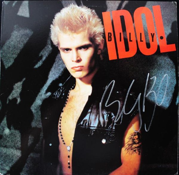 Lot Detail - Billy Idol Signed Album Cover (JSA)