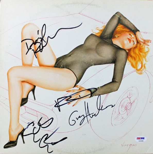 The Cars Group Signed "Candy-O" Record Album (4 Sigs)(PSA/DNA)