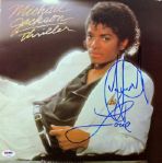 Michael Jackson Superb Signed "Thriller" Album with "Love" Inscription (PSA/DNA)