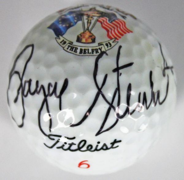 Payne Stewart RARE Signed 1993 Ryder Cup Commemorative Titleist Golf Ball (JSA & PSA/DNA)