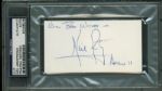 Apollo 11: Neil Armstrong Superb Autograph with RARE "Apollo 11" Inscription (PSA/DNA Encapsulated)