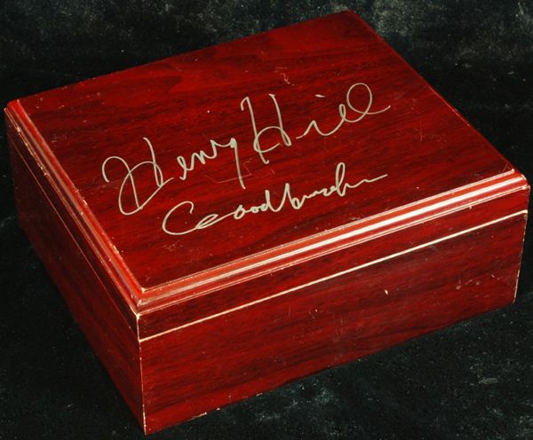 GoodFellas: Henry Hill Signed Cigar Humidor (PSA/DNA)